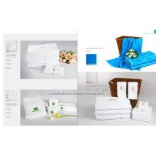 100% Cotton Face and Hand Towels for Hotel Restaurant